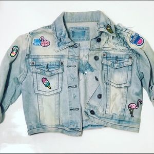 Hand designed jean jackets for women and children